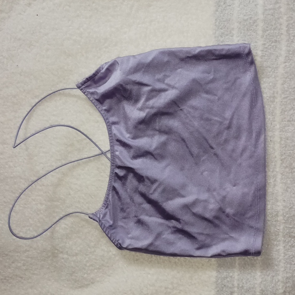Fashion Nova Purple Crop Top
